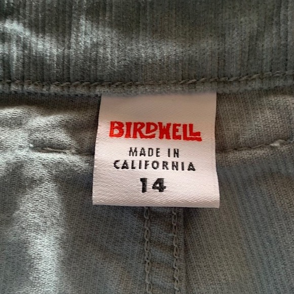 NWT Birdwell Beach Britches Wale Corduroy Shorts 14 Blue Made in USA 70s Retro - Picture 5 of 12